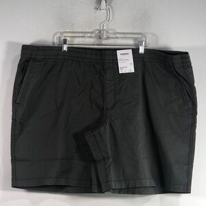 Sonoma 9" Inseam Pull On Short, Men's Size 4XB - Carbon Copy